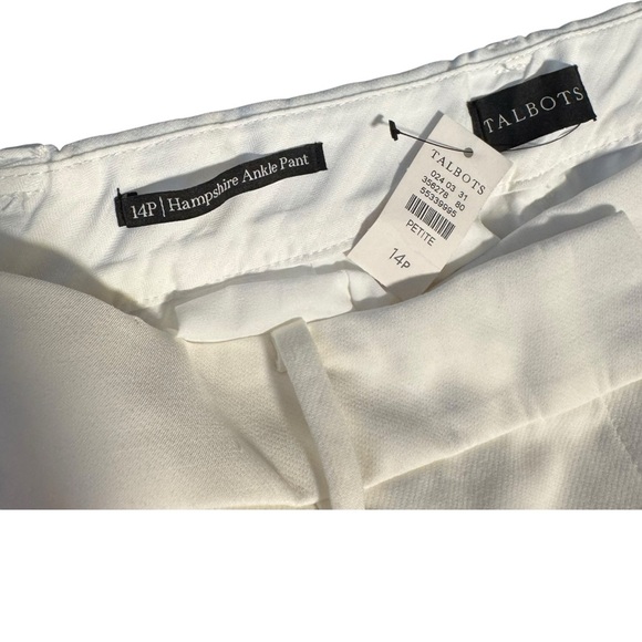 Talbots Cream Ankle Pants - Picture 2 of 6